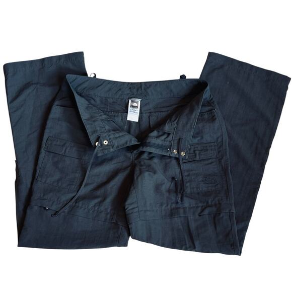 The North Face Women’s Sz 10 Gray Convertible Hiking Pants Cargo Outdoor Active - Picture 6 of 16